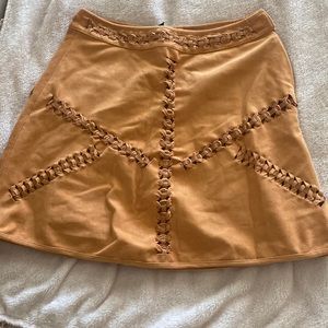 H&M orange skirt size 2